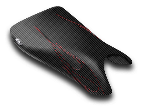 LUIMOTO (Flame Edition) Rider Seat Covers for the YAMAHA YZF-R6 (03-05) and YZF-R6S (06-09) LUIMOTO (Flame Edition) Rider Seat Covers for the YAMAHA YZF-R6 (03-05) and YZF-R6S (06-09)